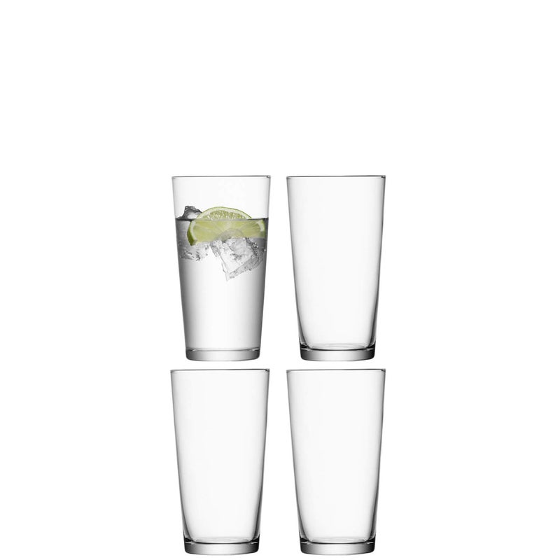 LSA International GI19 Gio Juice Glass (large) 320ml Clear x 4 - Image 1